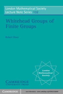 Image for Whitehead Groups of Finite Groups