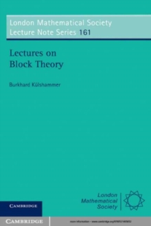 Image for Lectures on Block Theory