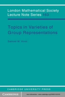 Image for Topics in Varieties of Group Representations