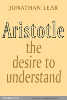 Image for Aristotle: The Desire to Understand