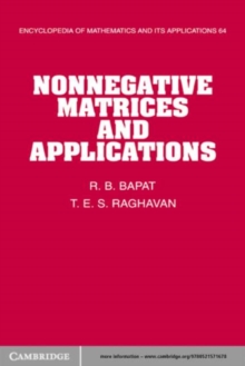 Image for Nonnegative Matrices and Applications