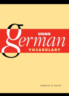 Image for Using German Vocabulary