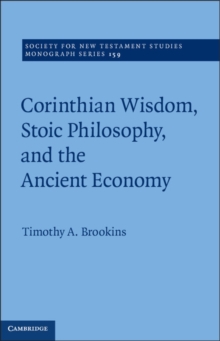 Image for Corinthian wisdom, stoic philosophy, and the ancient economy