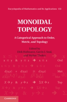 Image for Monoidal Topology: A Categorical Approach to Order, Metric, and Topology