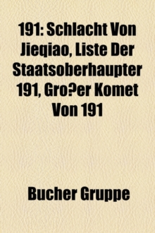 Image for 191: SCHLACHT VON JIEQIAO, LISTE DER STA