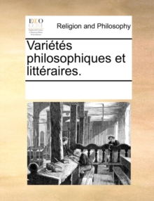 Image for Varits Philosophiques Et Littraires.
