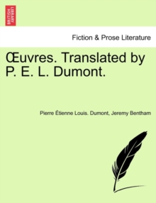 Image for Uvres. Translated by P. E. L. Dumont.