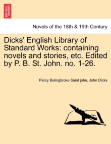 Image for Dicks' English Library of Standard Works