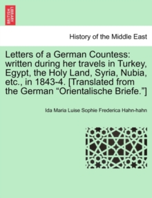 Image for Letters of a German Countess