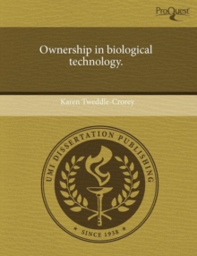 Image for Ownership in Biological Technology