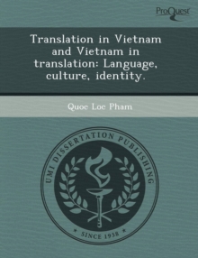 Image for Translation in Vietnam and Vietnam in Translation: Language