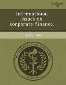 Image for International Issues on Corporate Finance