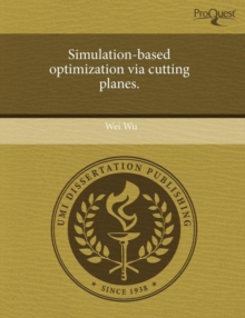 Image for Simulation-based optimization via cutting planes.