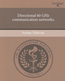 Image for Directional 60 GHz communication networks.
