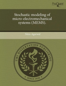 Image for Stochastic Modeling of Micro-Electromechanical Systems (Mems)