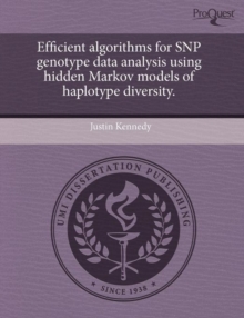 Image for Efficient Algorithms for Snp Genotype Data Analysis Using Hidden Markov Models of Haplotype Diversity