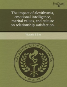 Image for The Impact of Alexithymia