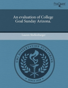 Image for An Evaluation of College Goal Sunday Arizona