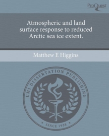 Image for Atmospheric and land surface response to reduced Arctic sea ice extent.