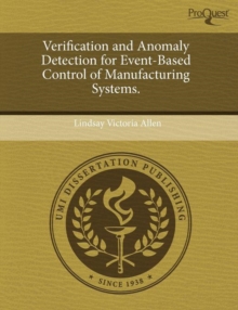 Image for Verification and Anomaly Detection for Event-Based Control of Manufacturing Systems