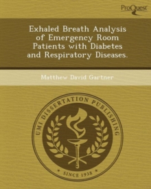 Image for Exhaled Breath Analysis of Emergency Room Patients with Diabetes and Respiratory Diseases