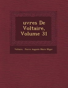Image for Uvres de Voltaire, Volume 31