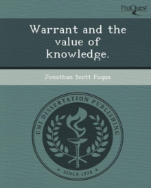 Image for Warrant and the Value of Knowledge