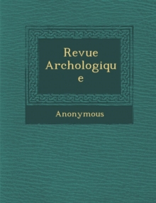 Image for Revue Arch Ologique