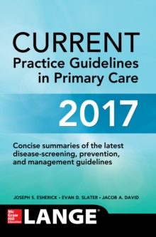 Image for CURRENT Practice Guidelines in Primary Care 2017