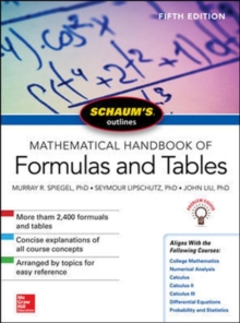 Image for Schaum's Outline of Mathematical Handbook of Formulas and Tables, Fifth Edition