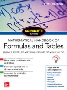 Image for Schaum's Outline of Mathematical Handbook of Formulas and Tables, Fifth Edition