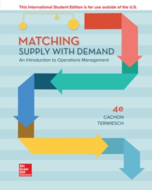 Image for Matching supply with demand  : an introduction to operations management