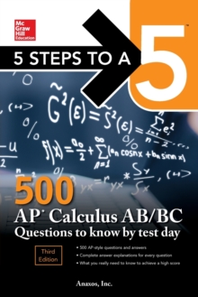Image for 5 Steps to a 5: 500 AP Calculus AB/BC Questions to Know by Test Day, Third Edition