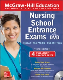 Image for McGraw-Hill Education Nursing School Entrance Exams with DVD, Third Edition