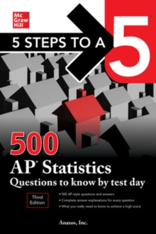 Image for 5 Steps to a 5: 500 AP Statistics Questions to Know by Test Day, Third Edition