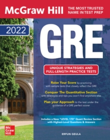 Image for McGraw Hill's GRE 2022