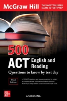 Image for 500 ACT English and Reading Questions to Know by Test Day, Third Edition