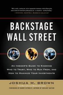 Image for Backstage Wall Street (PB)