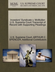 Image for Investors' Syndicate V. McMullen U.S. Supreme Court Transcript of Record with Supporting Pleadings