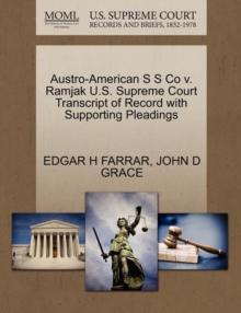 Image for Austro-American S S Co V. Ramjak U.S. Supreme Court Transcript of Record with Supporting Pleadings