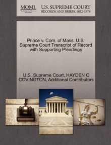 Image for Prince V. Com. of Mass. U.S. Supreme Court Transcript of Record with Supporting Pleadings