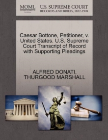 Image for Caesar Bottone, Petitioner, V. United States. U.S. Supreme Court Transcript of Record with Supporting Pleadings