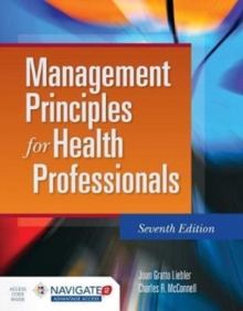 Image for Management principles for health professionals