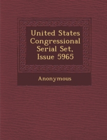 Image for United States Congressional Serial Set, Issue 5965