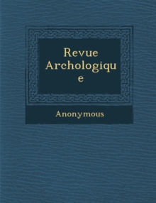 Image for Revue Arch Ologique