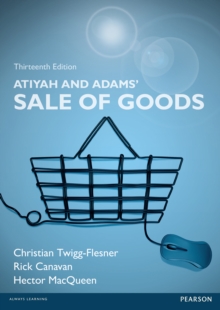 Image for Atiyah and Adams' Sale of Goods