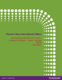 Image for Learning Microsoft Office 2013 : Pearson New International Edition