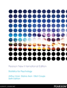 Image for Statistics for Psychology: Pearson New International Edition