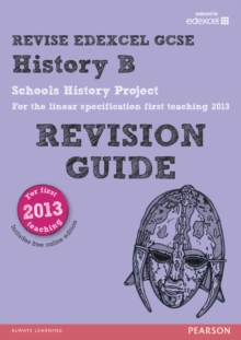 Image for History B  : schools history project for the Higher specification first teaching 2013: Revision guide
