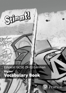 Image for Stimmt! Edexcel GCSE German Higher Vocab Book (pack of 8)